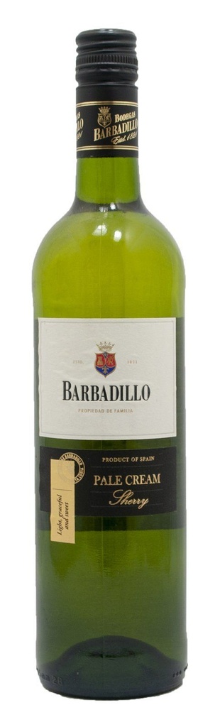 Barbadillo Pale Cream Sherry, Sanlucar de Barrameda, Spain