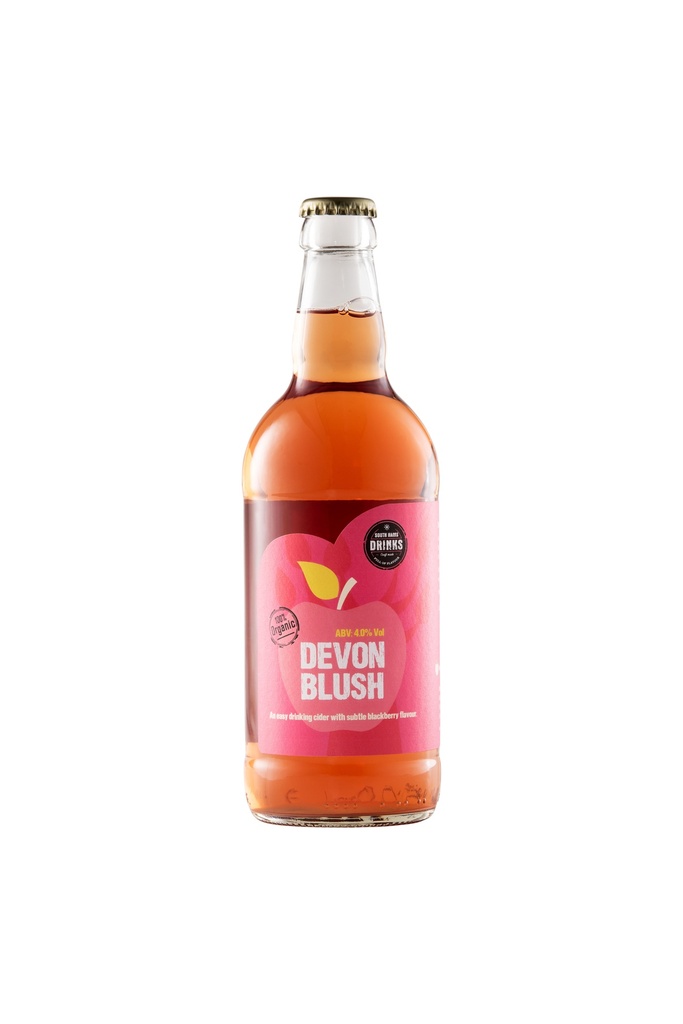 Organic Devon Blush Cider, South Hams Brewery, Devon Sovereign Wines
